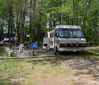 Canoe River Campground Site #AA02 - Mansfield, MA