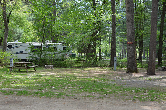 Canoe River Campground Site #GR14 - Mansfield, MA