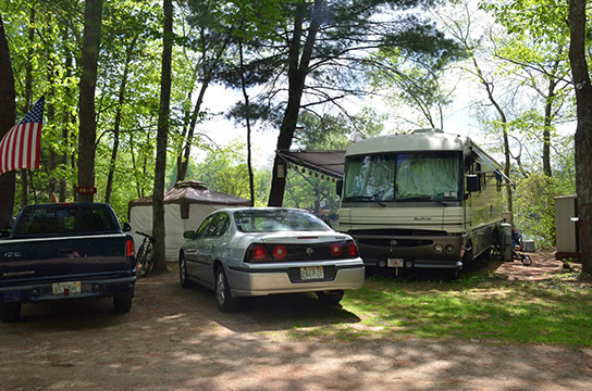 Canoe River Campground Site #SD-7 - Mansfield, MA