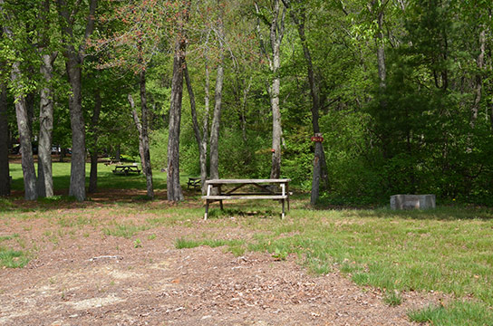 Canoe River Campground Site #UL-02 - Mansfield, MA